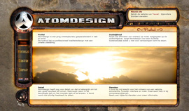 De oude website van Atomdesign